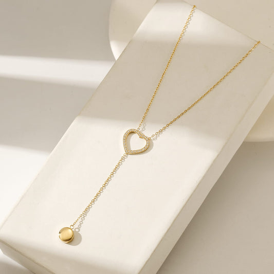 Necklace Heart Drop